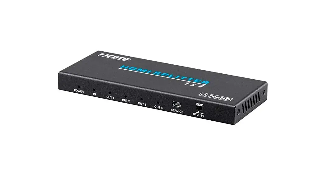 Monoprice Blackbird 4k Pro 1x4 Ultra Slim Hdmi Splitter User Manual