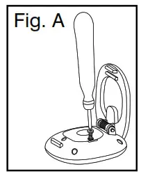 3D Hip and Pocket Pedometer - INSTALLINg ThE BATTERY Fig A