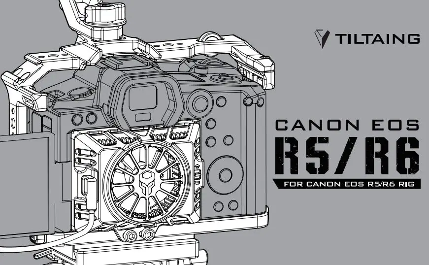 TILTA TA-T22-A-G Camera Cage Kit B for Canon User Manual
