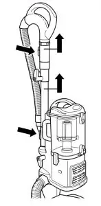 VACUUM IN LIFT-AWAY MODE