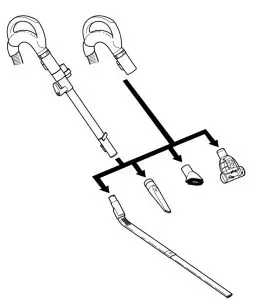 Above floor cleaning vacuum