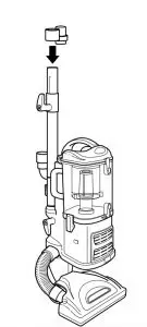 Shark NV360/ NV361 upright mode guidelines