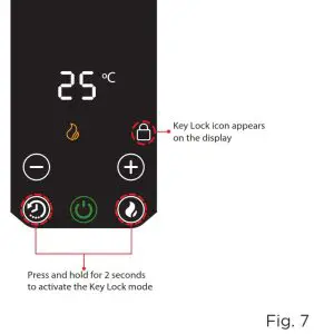 Dimplex Convector Heater ML Series -Runback duration