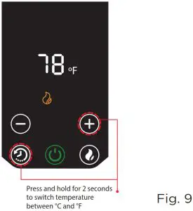 Dimplex Convector Heater ML Series - SWITCHING BETWEEN