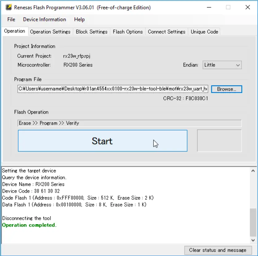 Programming Firmware