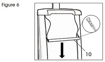 ULINE H-2549 Sanitaire Upright Vacuum - Assembly Packet 5