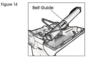 ULINE H-2549 Sanitaire Upright Vacuum - How to Replace 3
