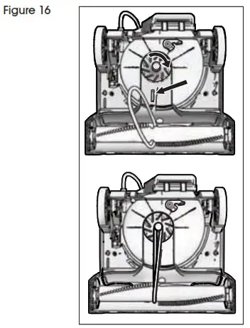 ULINE H-2549 Sanitaire Upright Vacuum - How to Replace 5