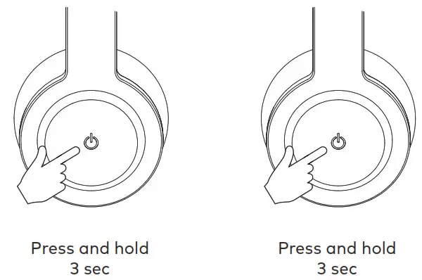 QUDO QDKIDSBEGN QDKIDSPKPE Kids Wireless - Power On Off