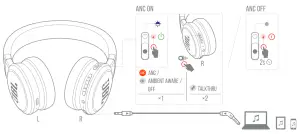 JBL Live 460NC Wireless On-Wired