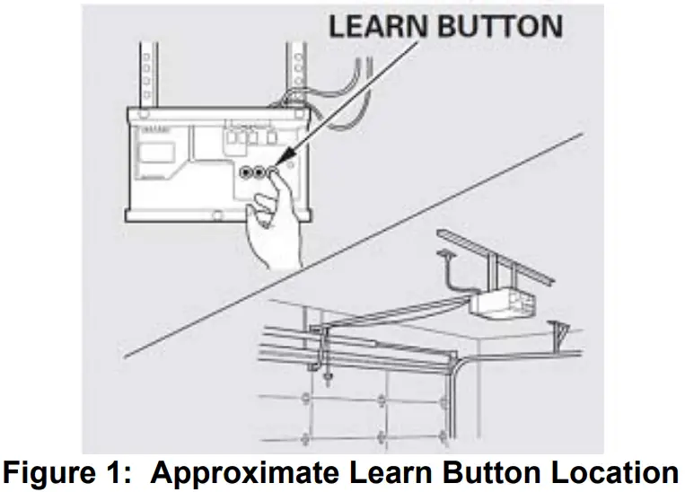 GENTEX LMHL5A Wireless Garage Door Opener - figure 1