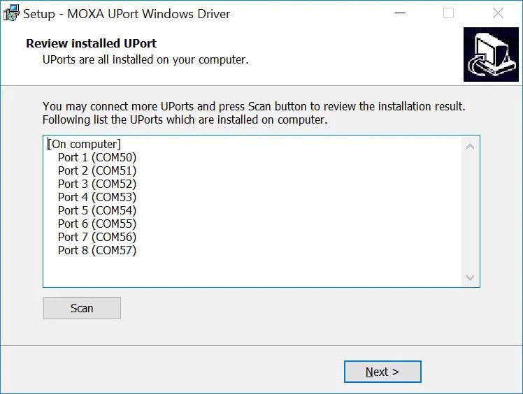 MOXA 1200 1400 1600 Series USB to Serial Converter- NEXT