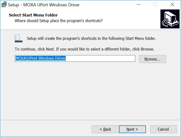 MOXA 1200 1400 1600 Series USB to Serial Converter- installing the driver 3