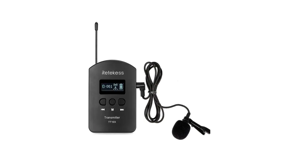Retekess Tt103 Wireless Transmission System Instructions Retekess Tt103 Wireless Transmission System Instructions