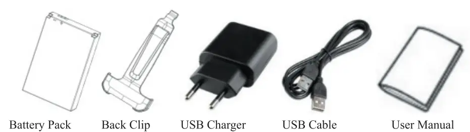 Samuelson Enterprises FALCON 50 4G POC Radio-Package contents