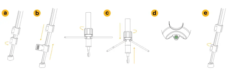 KODAK ROCPGTRM070 Photo Gear Tripod-Adjustable Legs