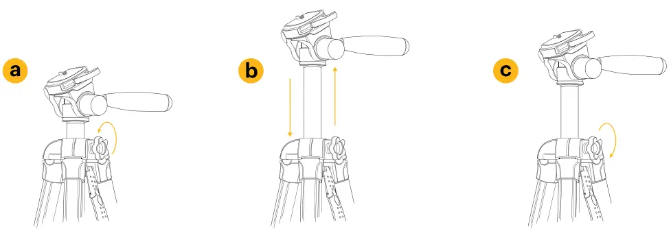 KODAK ROCPGTRM070 Photo Gear Tripod-Center Column