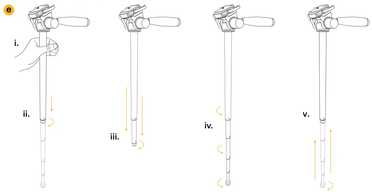 KODAK ROCPGTRM070 Photo Gear Tripod-Center Column1