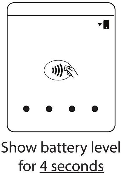 bbpos CHB60BBZZ01 WiseCube Bluetooth EMV and NFC Card Reading - Power on