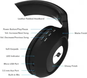Leaf Wireless Bluetooth Headphone User Manual
