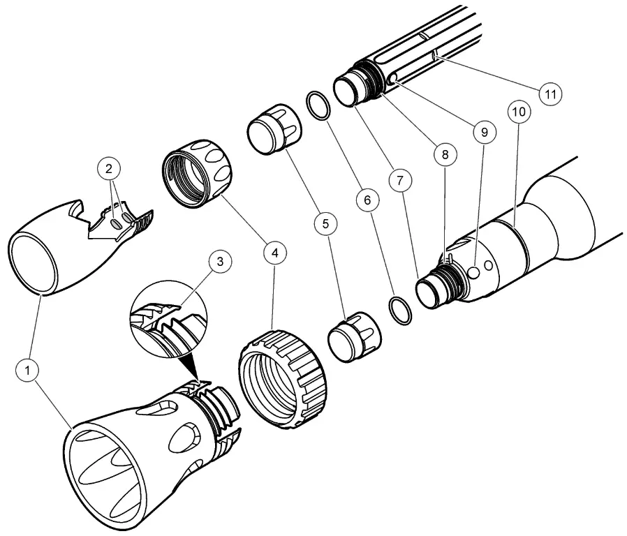 HACH LDO101 Laboratory Luminescent - exploded