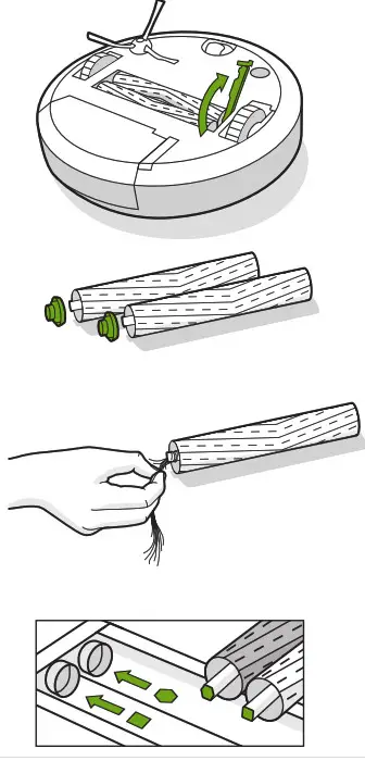 iROBOT Roomba j7+ Robot Vacuum- Surface Brushes