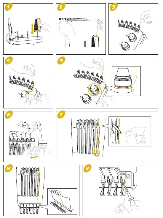 baby lock BMY6 Multi-Needle Embroidery Machine fig 19