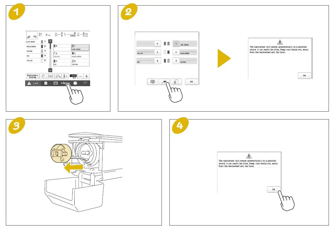 baby lock BMY6 Multi-Needle Embroidery Machine fig 22