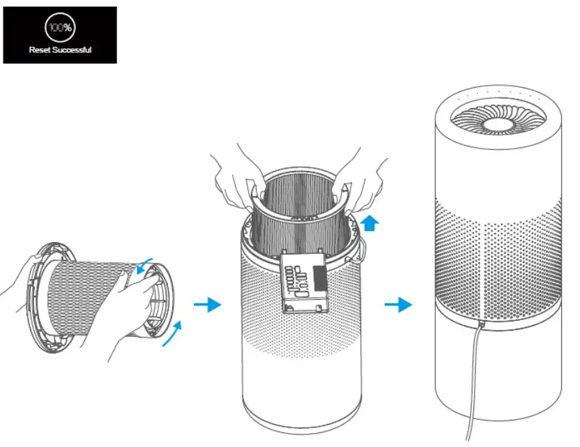 LIFAair LAH302 Smart Air Purifying Humidifier - filte