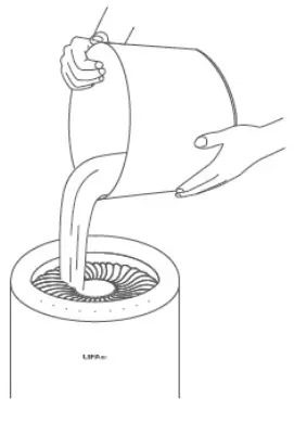 LIFAair LAH302 Smart Air Purifying Humidifier - use