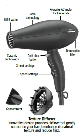 INIFINITI-600-1875-Watt-Texture-Styling-System-fig-3