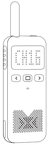 WLN KD-C70PRO Mini Two Way Radio - cover