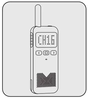 WLN KD-C70PRO Mini Two Way Radio - standard accessories