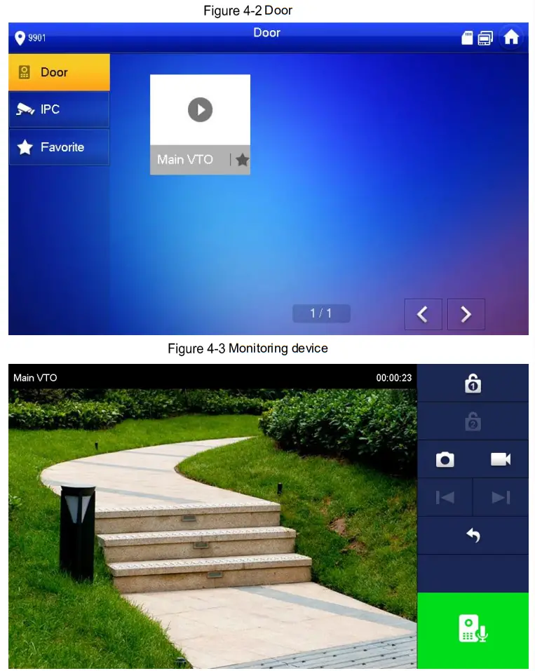 dahua VTH2621GWP Digital Indoor Monitor - Monitoring device 1