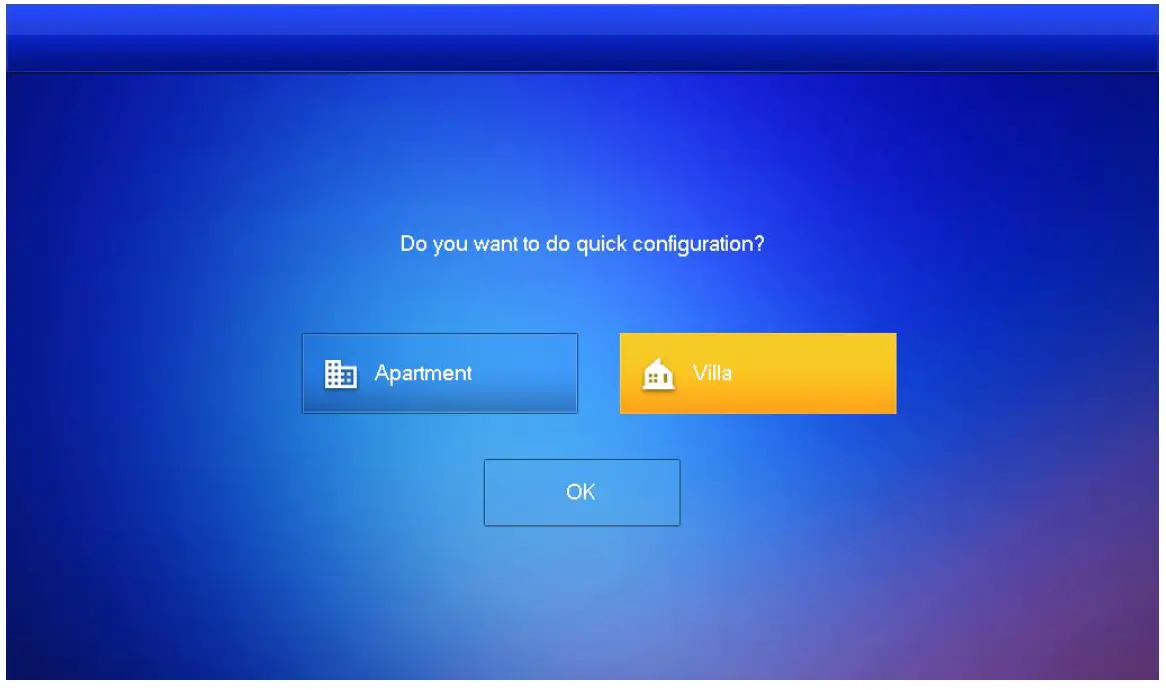 dahua VTH2621GWP Digital Indoor Monitor - Quick configuration