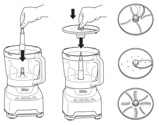 NINJA NF700 Series Professional XL Food Processor With Auto IQ - REVERSIBLE