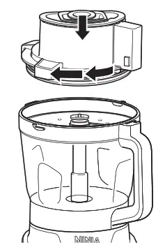 NINJA NF700 Series Professional XL Food Processor With Auto IQ - clockwise