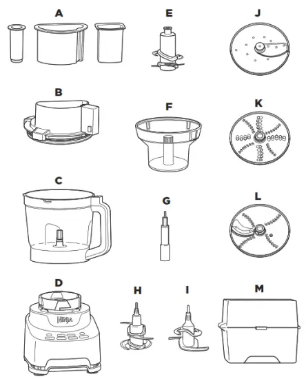 NINJA NF700 Series Professional XL Food Processor With Auto IQ - fig