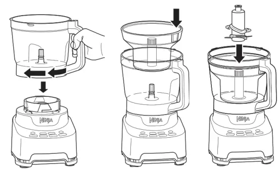 NINJA NF700 Series Professional XL Food Processor With Auto IQ - workbojhwl