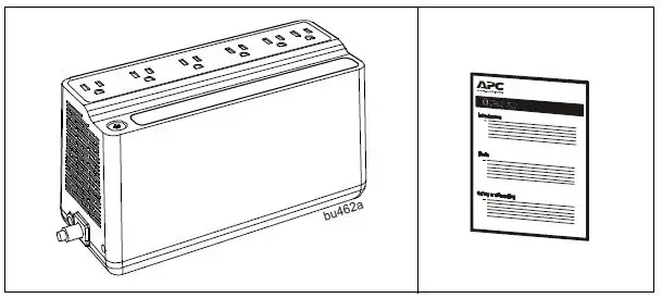 APC BN450MNW Battery Back-Up and Surge Protector 1