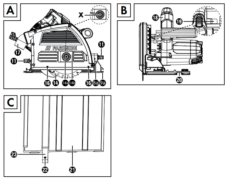 PARKSIDE-PTSS-1200C2-Plunge-Saw-2