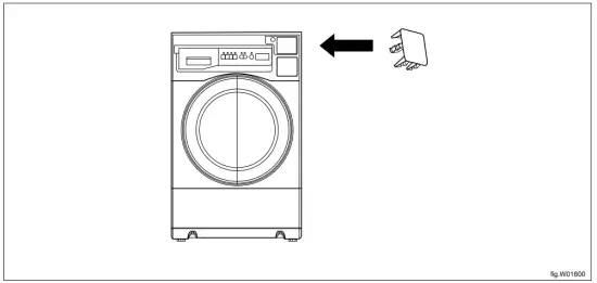 Install the Blocking Plate (Non-coin models)