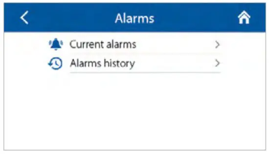 VENTS A25 Sensor Control Panel - Alarms