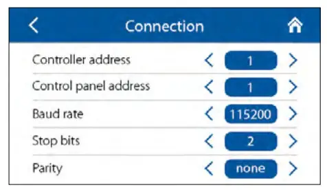 VENTS A25 Sensor Control Panel - Connection