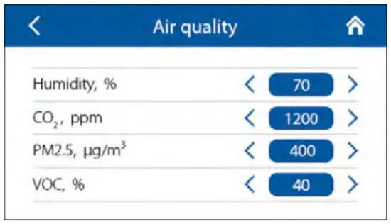 VENTS A25 Sensor Control Panel - icon 24