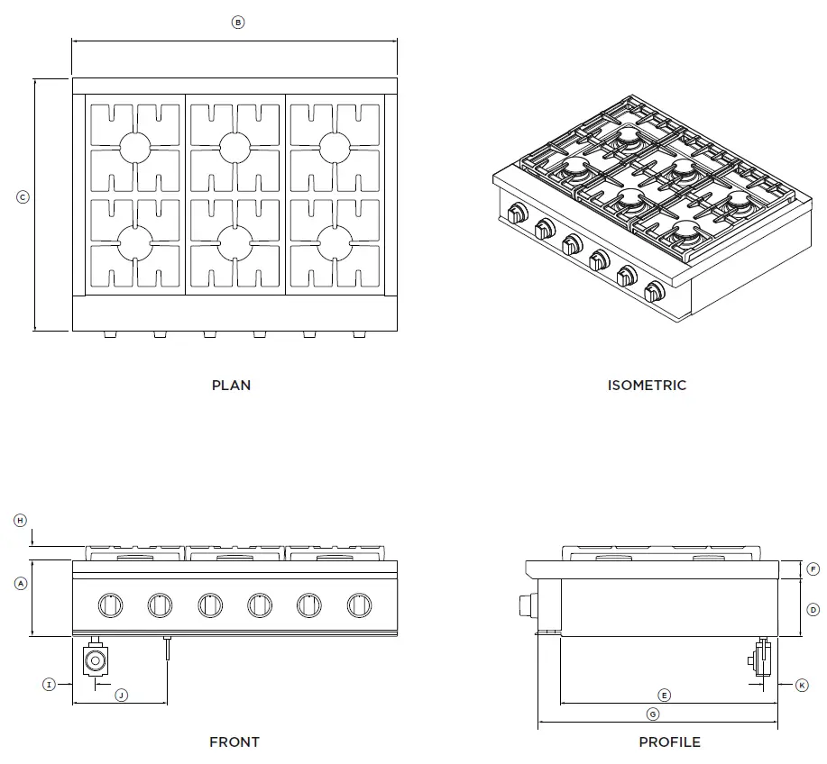 FISHER-PAYKE-CPV3-488-Gas-Rangetops-fig-5