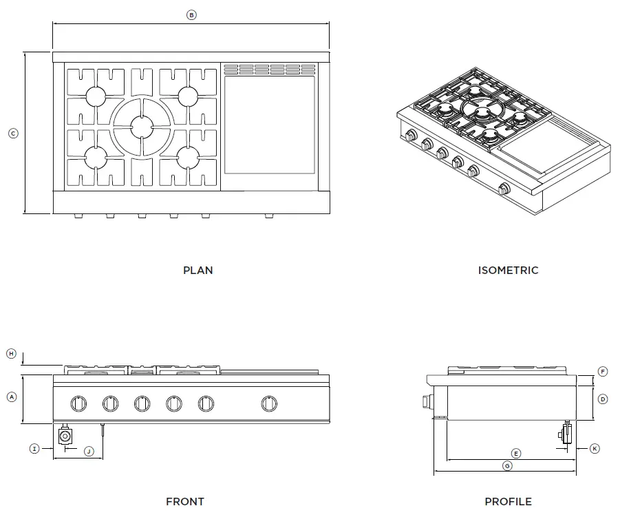 FISHER-PAYKE-CPV3-488-Gas-Rangetops-fig-7