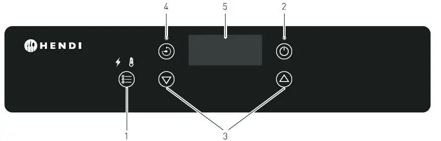 HENDI 239698 3500W Induction Cooker-fig1