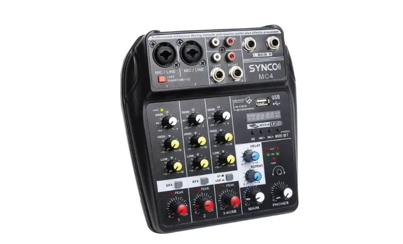 Synco Mc4 Mixer 4-channel Professional Audio Mixer User Manual Synco Mc4 Mixer 4-channel Professional Audio Mixer User Manual