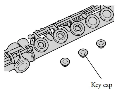 YAMAHA Piccolo Flute Key cap